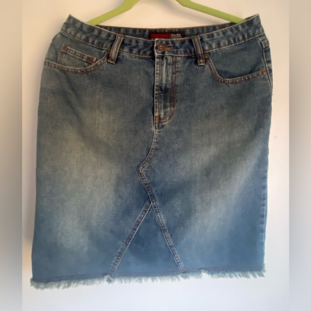 Aeropostale Women's Blue Denim Skirt